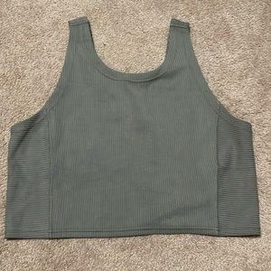 Lululemon Ribbed Softstreme Cropped Tank size 14